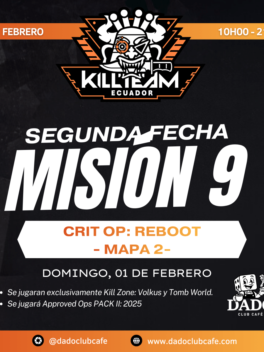 Liga Temporada Kill Team: Tomb World Cuenca – Fecha 2: Dados, presión y nervios de&nbsp;acero