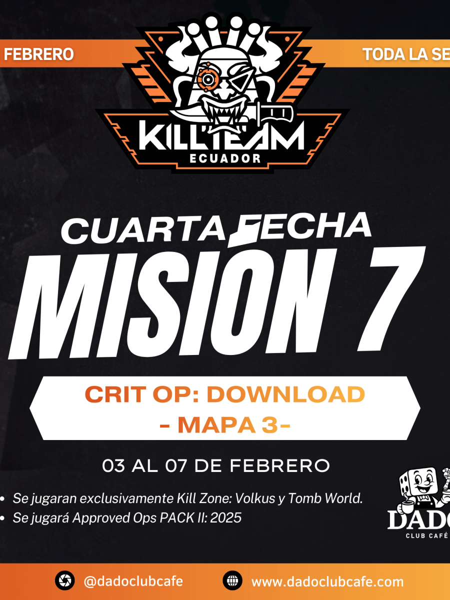 Liga Temporada Kill Team: Tomb World Cuenca – Fecha 3: El corte se&nbsp;acerca